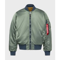 ALPHA INDUSTRIES MA-1 레귤러 배틀워시 Teal YE