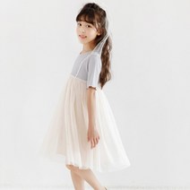 [아자브키즈] 페어 원피스 아동 여아 반팔 원피스