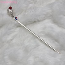 9번 한복비녀 은구름 비녀 한복머리장식 여자 여성 성인 셀프웨딩 헤어 올림머리장식 옆꽂이 뒤꽂이