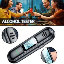경찰용음주측정기 음주감지기 알콜측정기 LCD 디스플레이 디지털 호흡 알코올 감지기 휴대용 음주 측정기 테스터 전문