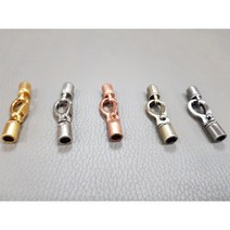 토즈팔찌 장식/ 사틴도금 5가지 컬러(가죽공예 장식), 골드사틴