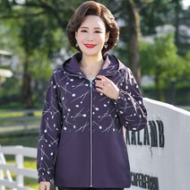 후드코트패션 엄마 봄옷 숏 50대 중년 미시 재킷 2022 미드 노년 여성 가을트 3835106504