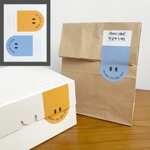 [소행섬] 해피 스마일 스티커, 1팩(장당2개x20장)