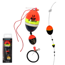 흘림낚시 채비세트 구멍찌 수중찌 간편 채비한방, 2.0호