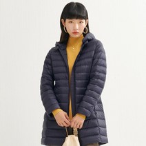 [체이스컬트] 여성 후드탈착 롱 구스점퍼-JFZG4703C04
