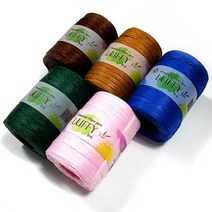 (10+1 이벤트중) 루피 뜨개실 종이실 가방실 모자 페도라 버킷햇, 2 연핑크