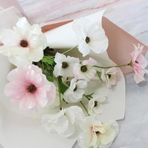 여자지취방 러블리 공간 인테리어소품 조화 촬영소품 포토존 인조화분 정원 꽃장식 쇼룸, 핑크