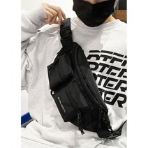 커플용 힙한 루즈핏 2포켓 남녀 힙색 중장년 촬영기사 마실 판매원 큰