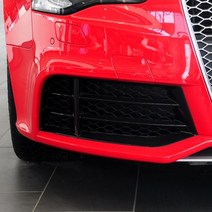 2x rs5 자동차 앞 범퍼 안개등 램프 그릴 그릴 커버 메쉬 벌집 육각 아우디 rs5 b8.5 2013 2014 2015 2016 자동차 스타일링, 오른쪽