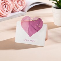 생일축하카드 팝업카드 메세지 세트결혼식 초대 인사말 카드 사랑 필기 축, 02 B-10장 세트