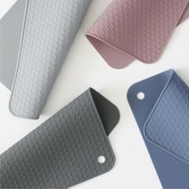 인덕션 스크래치 상판보호 실리콘덮개 조리매트 커버, 연그레이