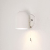 라멜 스위치 인테리어 벽등, E17 LED 미니콘램프 5W (하얀빛) 포함, 화이트