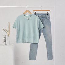 바이미쓰리 / [당일출고] 코지 코튼 반팔 맨투맨 티셔츠(5color)