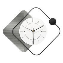 크리 에이 티브 아크릴 벽시계 시계 장식 시계 거실 부엌에 대 한 음소거, 회색