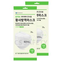 와이제이씨 KF94 대형 끈조절 황사 방역 마스크 30매 식약처 국산, 단품, 단품