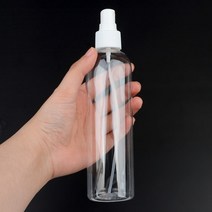 250ml 스프레이형 투명 용기 토너 에탄올 미세 소분 공병