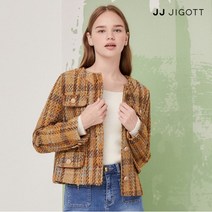 JJ지고트 플랩 브레이드 트위드 재킷 GN9P0JKW1