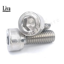 5-50pcs M1.4 M1.6 M2 M3 M4 M5 M6 M8 304 A2-70 스테인리스 DIN912 육각형 소켓 캡 육각 볼트 길이 2-60mm, [09] M8        5pcs, [01] Stainless Steel 304, [16] 20mm