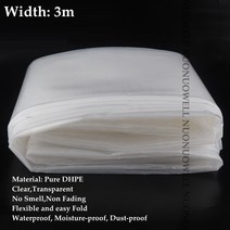 0.14mm 두꺼운 농업 플라스틱 필름 농 작물 정원 야채 다리 PE 보호 식물 커버 폭:2m ~ 12m, Thickness 0.14mm, 02 Width 3m