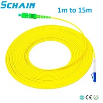 ojc 광케이블 sclc Fibra optica SC APC to LC UPC 단면 2.0mm PVC 단일 모드 광섬유 패치 케이블 점퍼 코, 04 5m