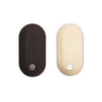 손에쏙 충전식 손난로 보조배터리 초코넛 손난로 쾌속 양면발열 5200mAh, 딥 초코 + 아몬드초코