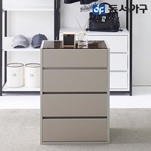 동서가구 홈즈 드레스룸 디바이더 아일랜드 수납 서랍장 600 800 1200, 600서랍형, 홈즈_연그레이_HSG102-1