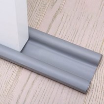 욕실 제품 도어 씰 갈색 갈색 문 바닥 보호 이중 방풍 폼 + 가죽 홈 인테리어, 회색