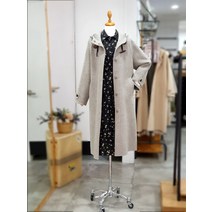 써스데이아일랜드 후드 핸드메이드 롱 코트 T228ACT536(1271035)