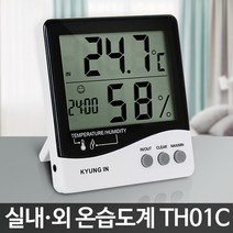 신생아 온도계 습도계 디지털 온습도계 학급온도계 습도측정기 자동차온도계 습도기, 색상혼합