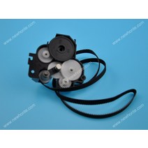 파워딜 새로운 지널 리본 드라이브 기어 세트 벨트 lq-590 도트 매트릭스 프린터 용, 한개옵션0