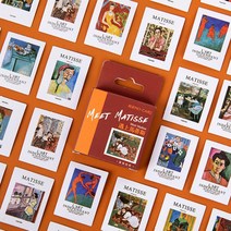 마티스 명화 유화 그림 액자 다꾸 스티커 다이어리, S286 : 마티스명화