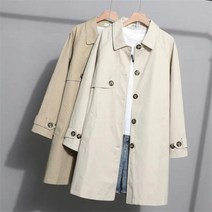 봄 가을 여성 트렌치코트 바람막이 자켓 간절기 코트