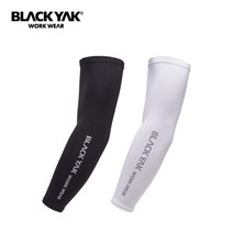 블랙야크 남여공용 쿨토시 팔토시 (블랙/화이트) 부드러운 착용감 냉감 UV차단 Tactel 나일론 66원사, 블랙