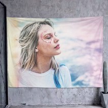 Taylor Swift 장식 천 매달려 천 배경 천 기숙사 침실 배경 벽 천, TAY06