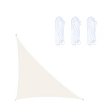 옥스포드 썬쉐이드 방수그늘막 타프 카페 옥상 햇빛가림막, [GJ_01_01] 그늘막_아이보리_3X3X3