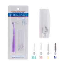 하이크린(HICLEAN) #HL016 치간칫솔 L-Type 1B+6P, 사이즈 2S