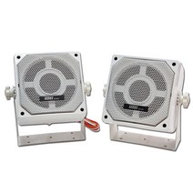 inter-sound 4인치(80w) 오토바이스피커 다용도 미니스피커 매장 벽부형 1개 흰색, 4인치(80w) 오토바이스피커-흰색