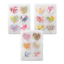 슈가 스프링클 6종 20g 빼빼로 크리스마스 데코 토핑 쿠키 머핀, 스프링클a형