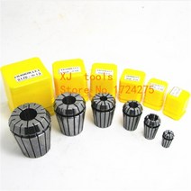 튼튼한공구홀더 공구 실링 비트 육각 CNC 조각 기계 선반 밀 도구용 고정밀 콜릿 세트 ER32 2-20mm 1/4 6.35 1/8 3.175 1/2 12.7 스프링 1 개, [13] ER32-19