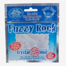 Fuzzy Rocks 퍼지락 크리스탈 자일리톨 캔디 엑스트라 스트롱민트 40gX4개, 40g, 4개