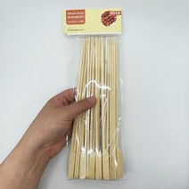 대나무 손잡이 꼬지 25cm 20개입 다용도 꼬치