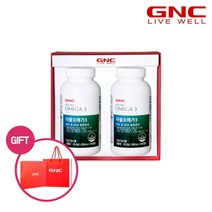 지앤씨 GNC 더블 오메가3 600mg 60캡슐 2개 세트