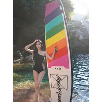 서핑패들보드 감성서핑보드 전동서핑보드 Aquaplanet 영국 패들 보드 초보자 SUP 풍선 서핑 브러시 소재 3.2m, [01] 305cm 일반 액세서리