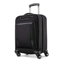 [쌤소나이트 정품]Samsonite Pro Travel 소프트 사이드 확장 가능한 수하물 스피너 휠 포함 블랙. Pro Travel 소프트 사이드 확장형 수하물 스피너 휠 포함
