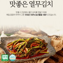 [100열무김치] 맘쏙김치 오늘 만든 100% 국내산 시원한 열무김치, 1개, 2kg