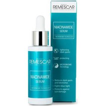 비타민c앰플 레티놀 세럼 Remescar Niacinamide 30ml 페셜 케어용 10% 얼룩 모공 수축 마크로바옴 기술, 단일수량