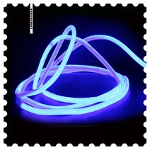LED 팝네온 원형 논네온 청색 50M 간판 광고 튜브조명 PVC 로프라이트
