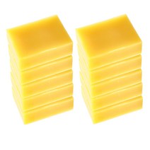 shangren 10pcs 천연 밀랍 유지 관리 목재 가구 보석 폴란드어 왁스 보호, 설명, 옐로우, Beewax