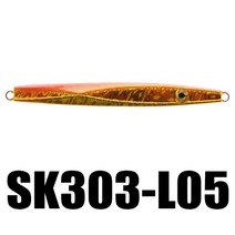 SeaKnight 100g 낚시 지그 SK303 금속 지그 4PCS 낚시 루어 세트 인공 미끼 바다 낚시 루어 스푼 지그 보트 낚시, 주황색, 100g 150mm