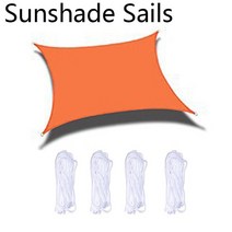 원터치 그늘막 글램핑 텐트 4인용 야외용 캐노피 방진 및 방수 4x5x6x7x8m 큰 그늘 정원 마당 캠핑 수영장 해변, [08] 5X7m, [07] Orange